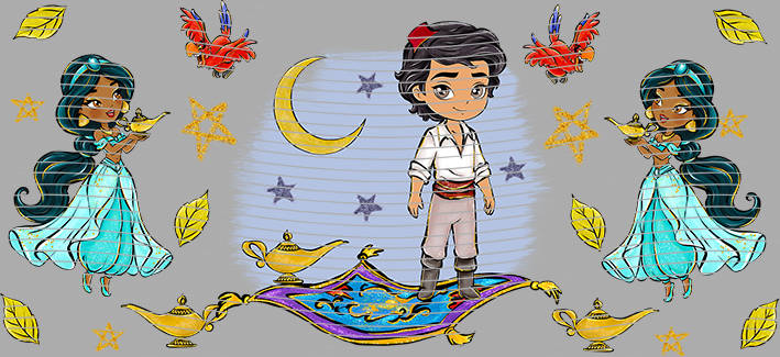 16oz Disney style-D-1564
